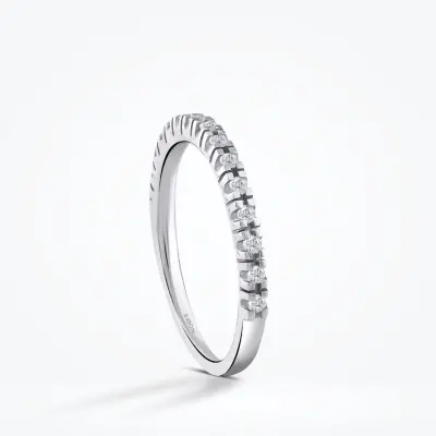 0.15 Karat Pırlanta Yarımtur Yüzük - Baroni Diamond