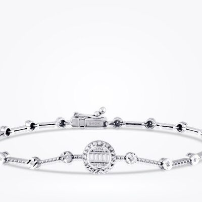 0.16 Karat Pırlanta Baget Bileklik - Baroni Diamond (1)