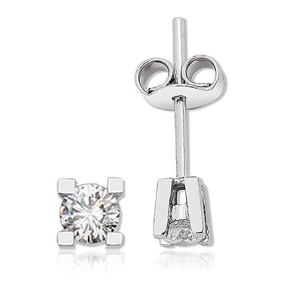 0.16 Karat Pırlanta Tektaş Küpe - Baroni Diamond