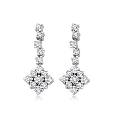 0.16 Karat Pırlanta Trend Küpe - Baroni Diamond (1)
