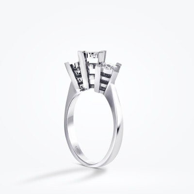 0.16 Karat Pırlanta Tria Yüzük - Baroni Diamond (1)