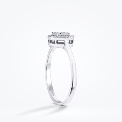 0.17 Karat Pırlanta Baget Yüzük - Baroni Diamond (1)