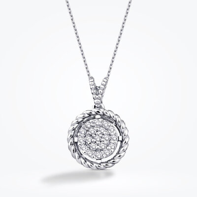 0.17 Karat Pırlanta Trend Kolye - 1