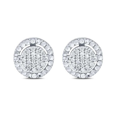 0.18 Karat Pırlanta Efektli Küpe - Baroni Diamond (1)