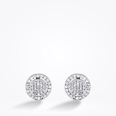 0.18 Karat Pırlanta Efektli Küpe - Baroni Diamond (1)