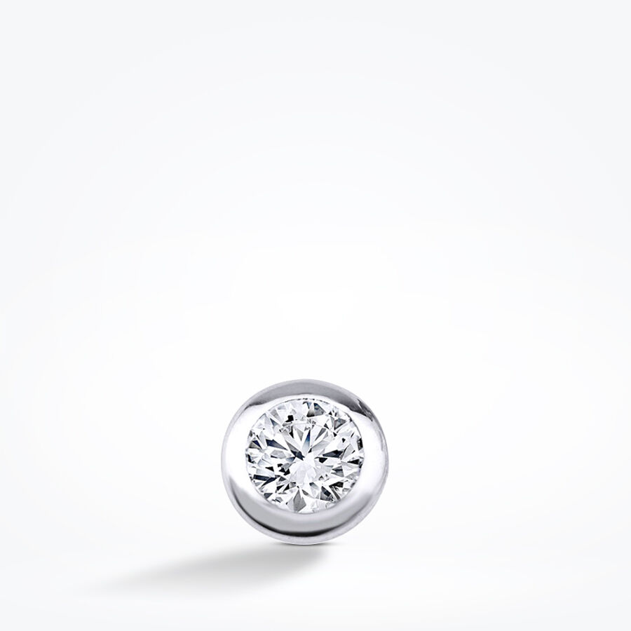 0.18 Karat Pırlanta Erkek Küpe - Baroni Diamond