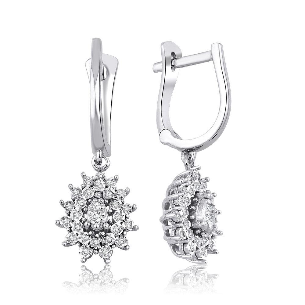 0.18 Karat Pırlanta Trend Küpe - Baroni Diamond