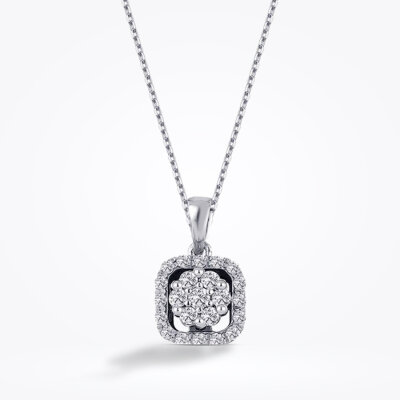 0.19 Karat Pırlanta Trend Kolye - 1