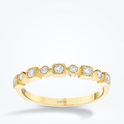 0.19 Karat Pırlanta Trend Yüzük - 1