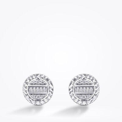 0.20 Karat Pırlanta Baget Küpe - Baroni Diamond (1)