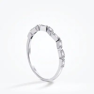 0.20 Karat Pırlanta Baget Yüzük - Baroni Diamond