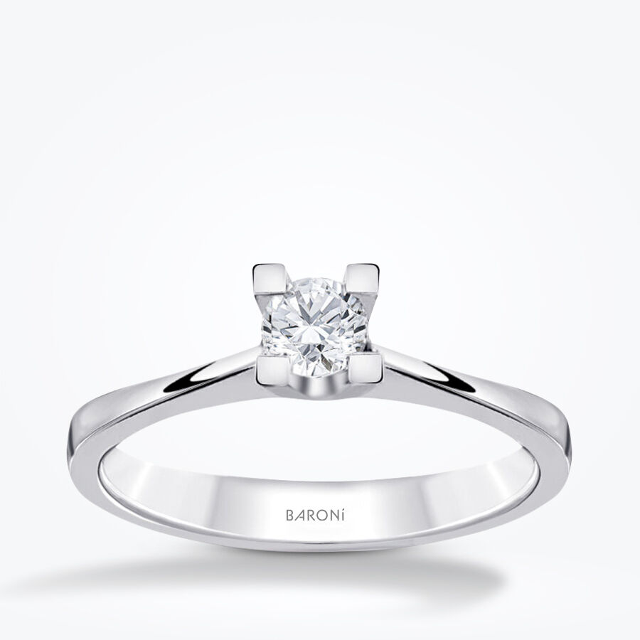 0.20 Karat Pırlanta Tektaş Yüzük - Baroni Diamond