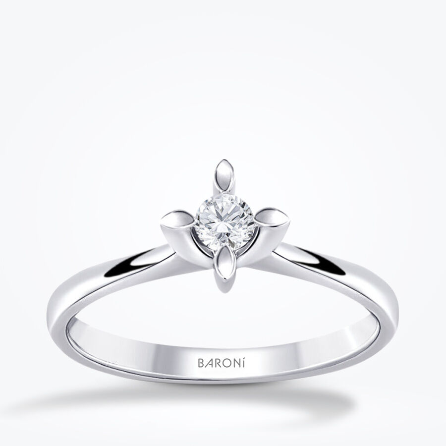 0.20 Karat Pırlanta Tektaş Yüzük - Baroni Diamond