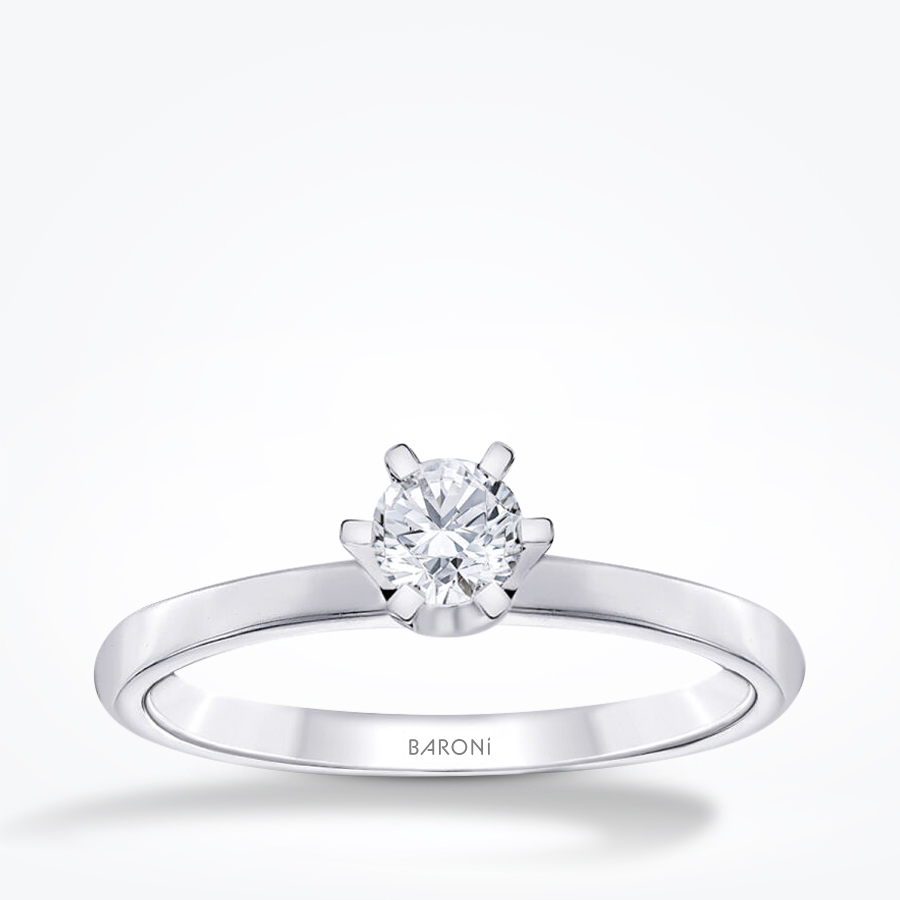 0.20 Karat Pırlanta Tektaş Yüzük - Baroni Diamond