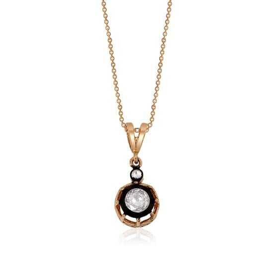 0.21 Karat Elmas Tektaş Kolye