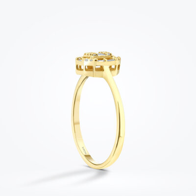 0.21 Karat Pırlanta Baget Yüzük - Baroni Diamond (1)