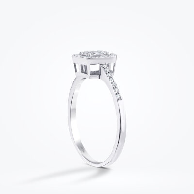 0.21 Karat Pırlanta Baget Yüzük - Baroni Diamond (1)