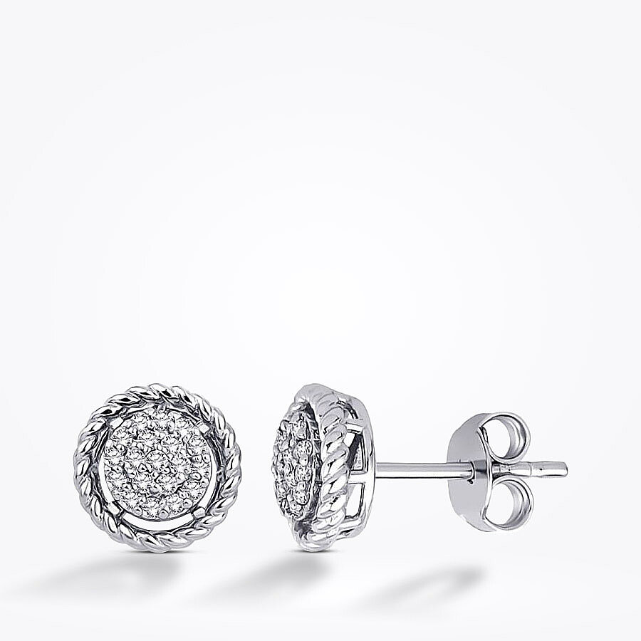 0.21 Karat Pırlanta Trend Küpe