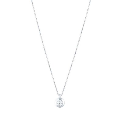 0.22 Karat Pırlanta Aynalı Tektaş Kolye - Baroni Diamond (1)