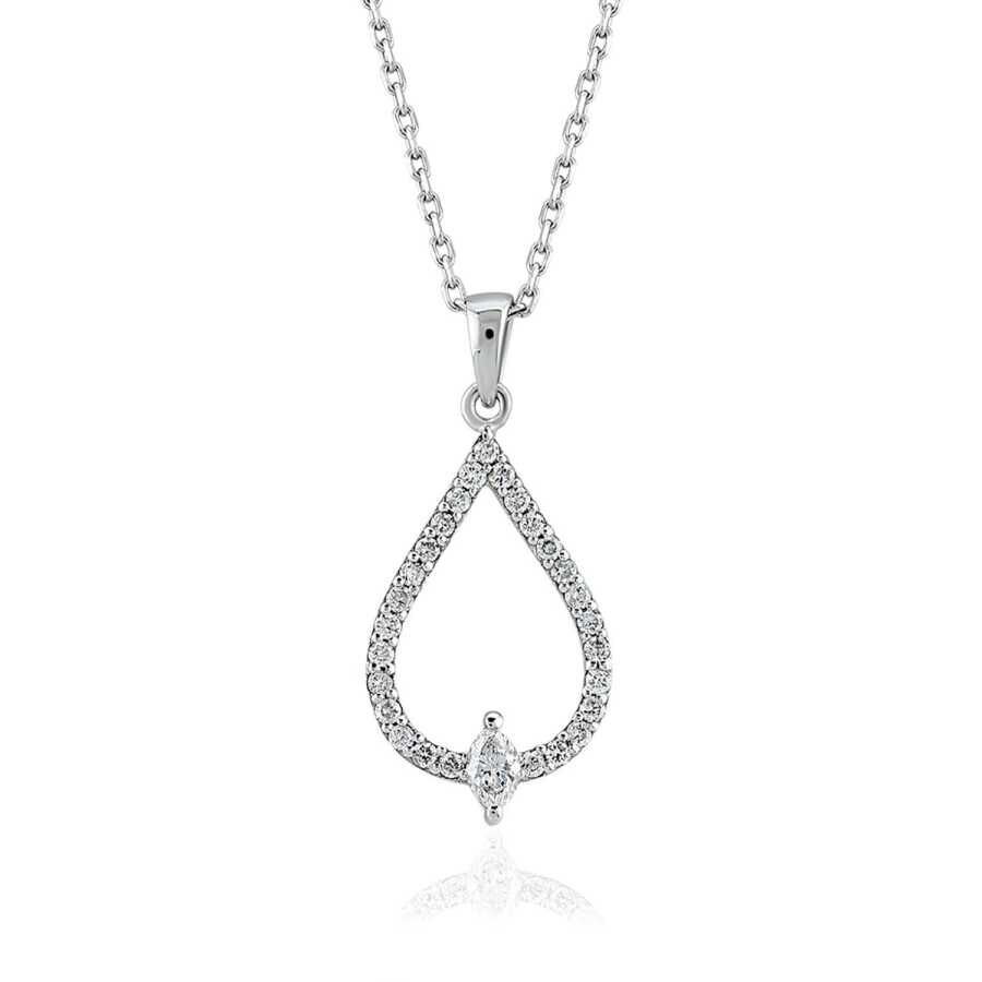 0.23 Karat Pırlanta Trend Kolye - Baroni Diamond