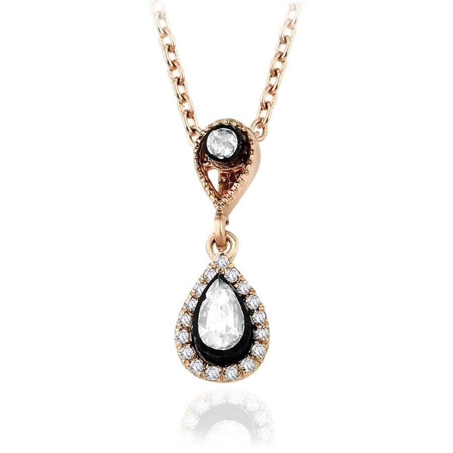 0.25 Karat Damla Elmas Kolye