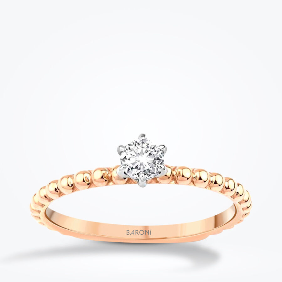 0.25 Karat Pırlanta Tektaş Yüzük - Baroni Diamond