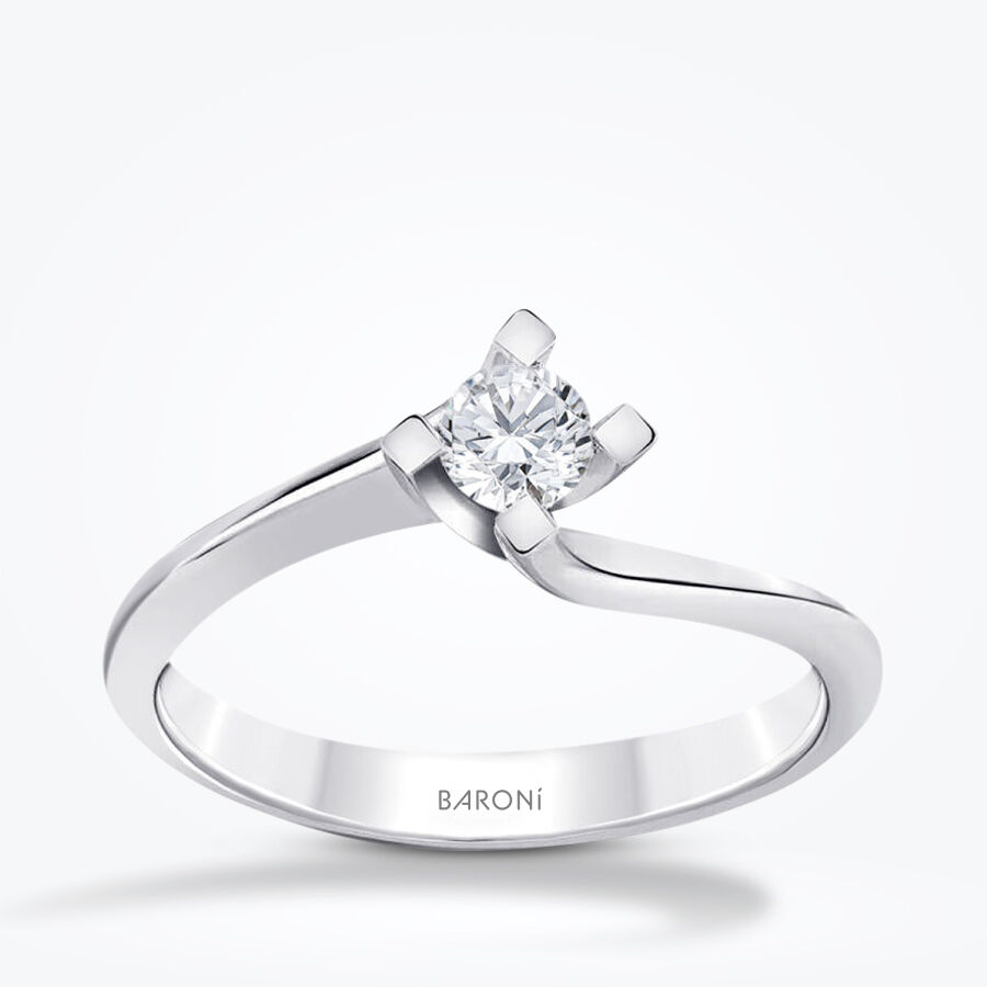 0.25 Karat Pırlanta Tektaş Yüzük - Baroni Diamond