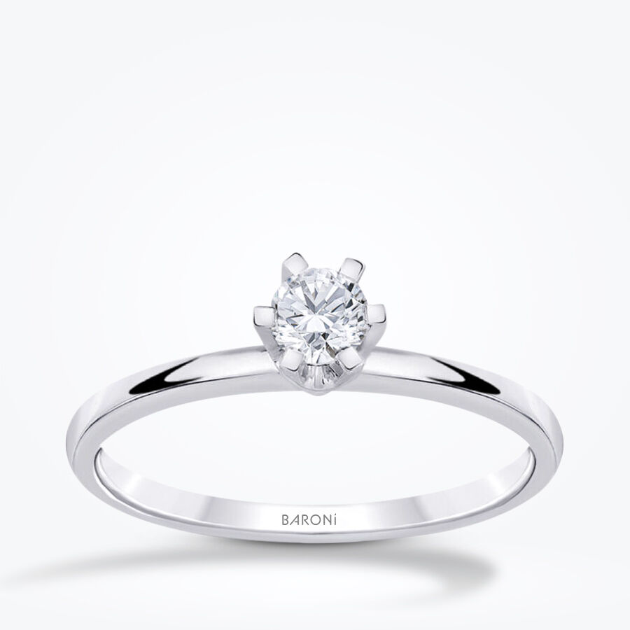 0.25 Karat Pırlanta Tektaş Yüzük - Baroni Diamond