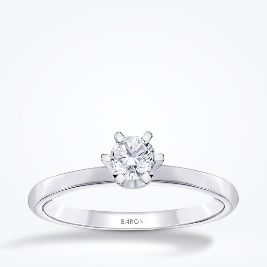 0.25 Karat Pırlanta Tektaş Yüzük - Baroni Diamond