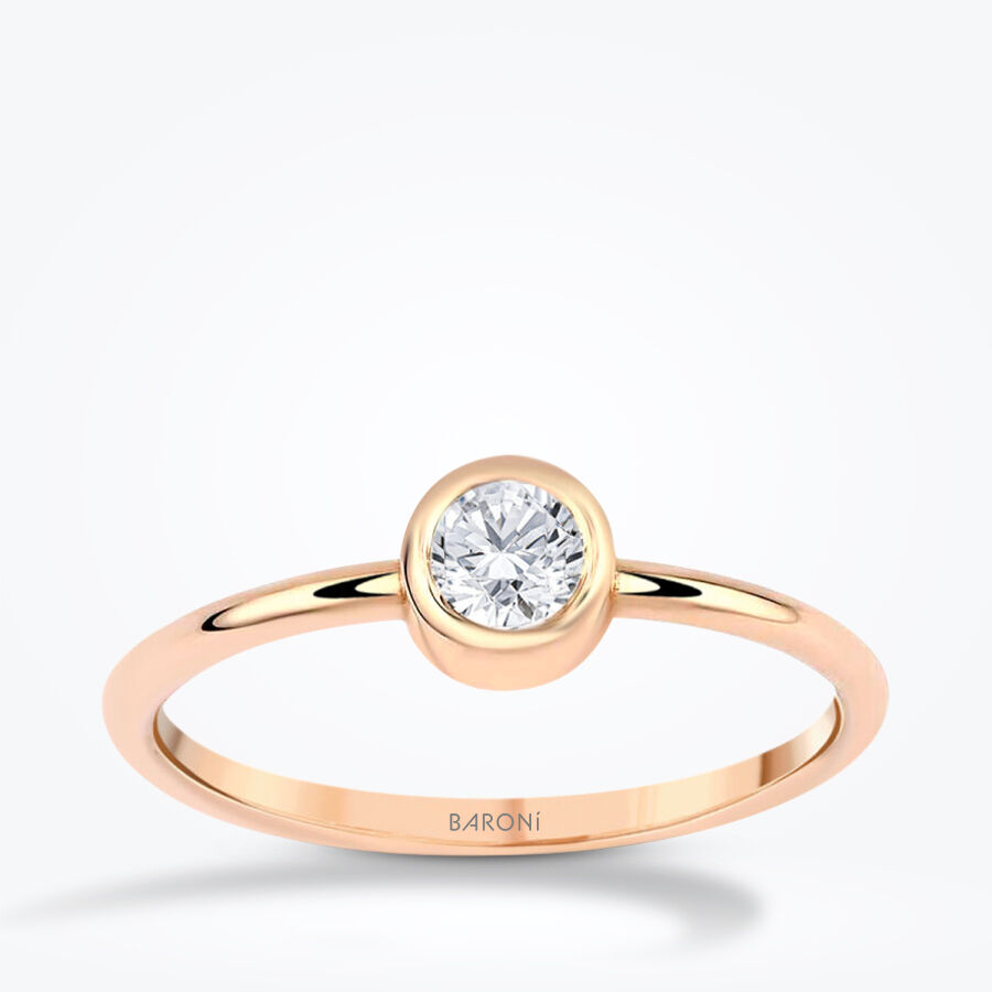 0.25 Karat Pırlanta Tektaş Yüzük - Baroni Diamond