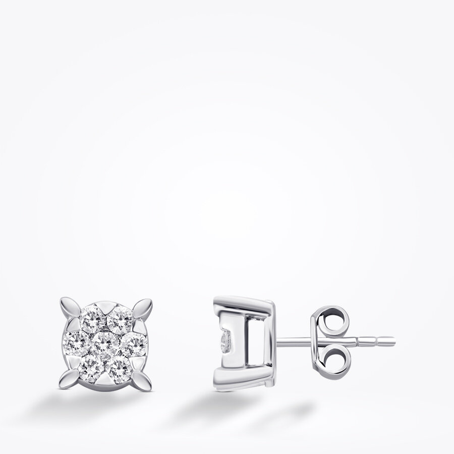 0.26 Karat Pırlanta Trend Tektaş Küpe - Baroni Diamond