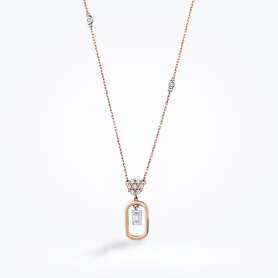 0.27 Karat Pırlanta Trend Kolye - Baroni Diamond (1)