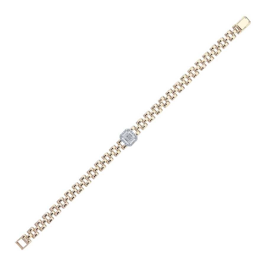 0.28 Karat Pırlanta Baget Bileklik - Baroni Diamond