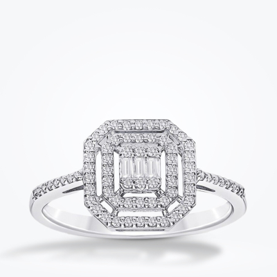 0.28 Karat Pırlanta Baget Yüzük - Baroni Diamond