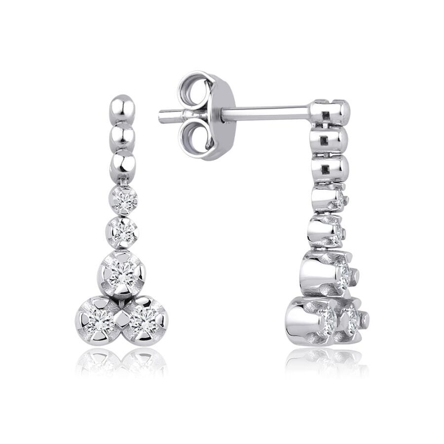 0.28 Karat Pırlanta Trend Küpe - Baroni Diamond