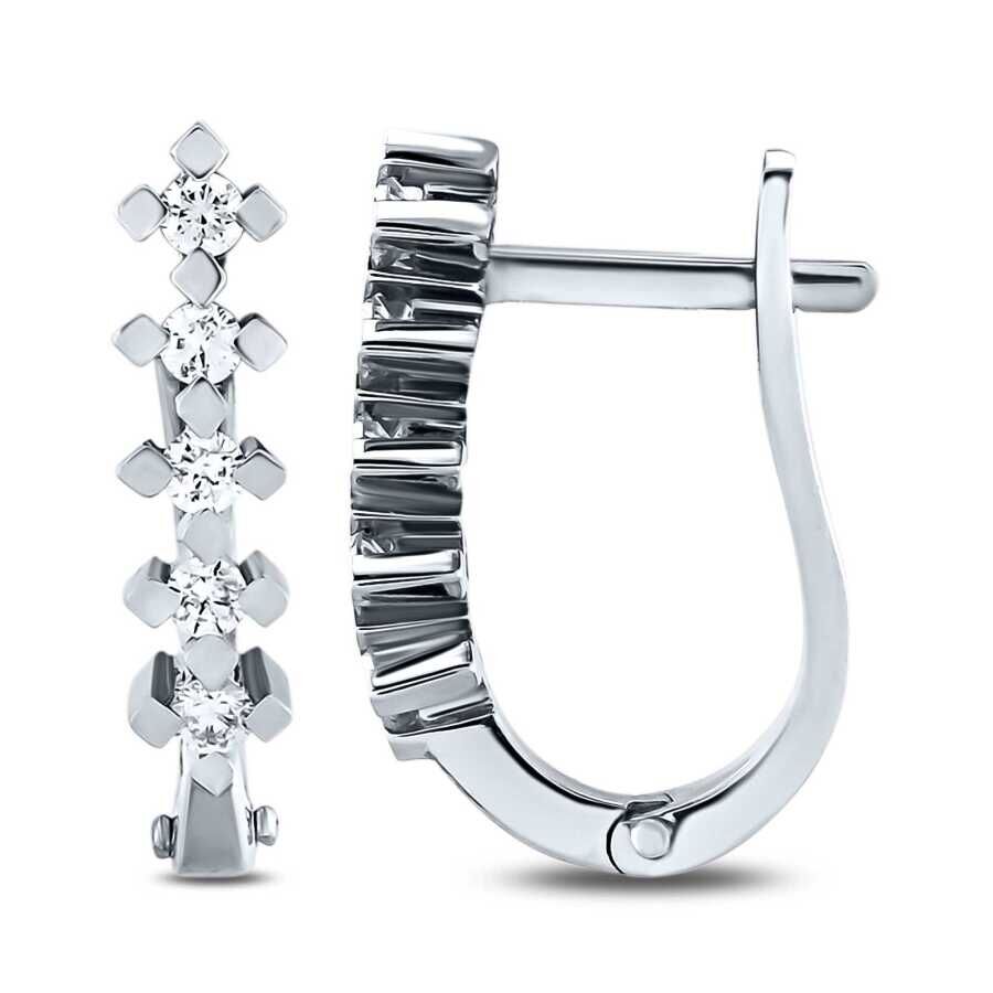 0.29 Karat Pırlanta Beştaş Küpe - Baroni Diamond