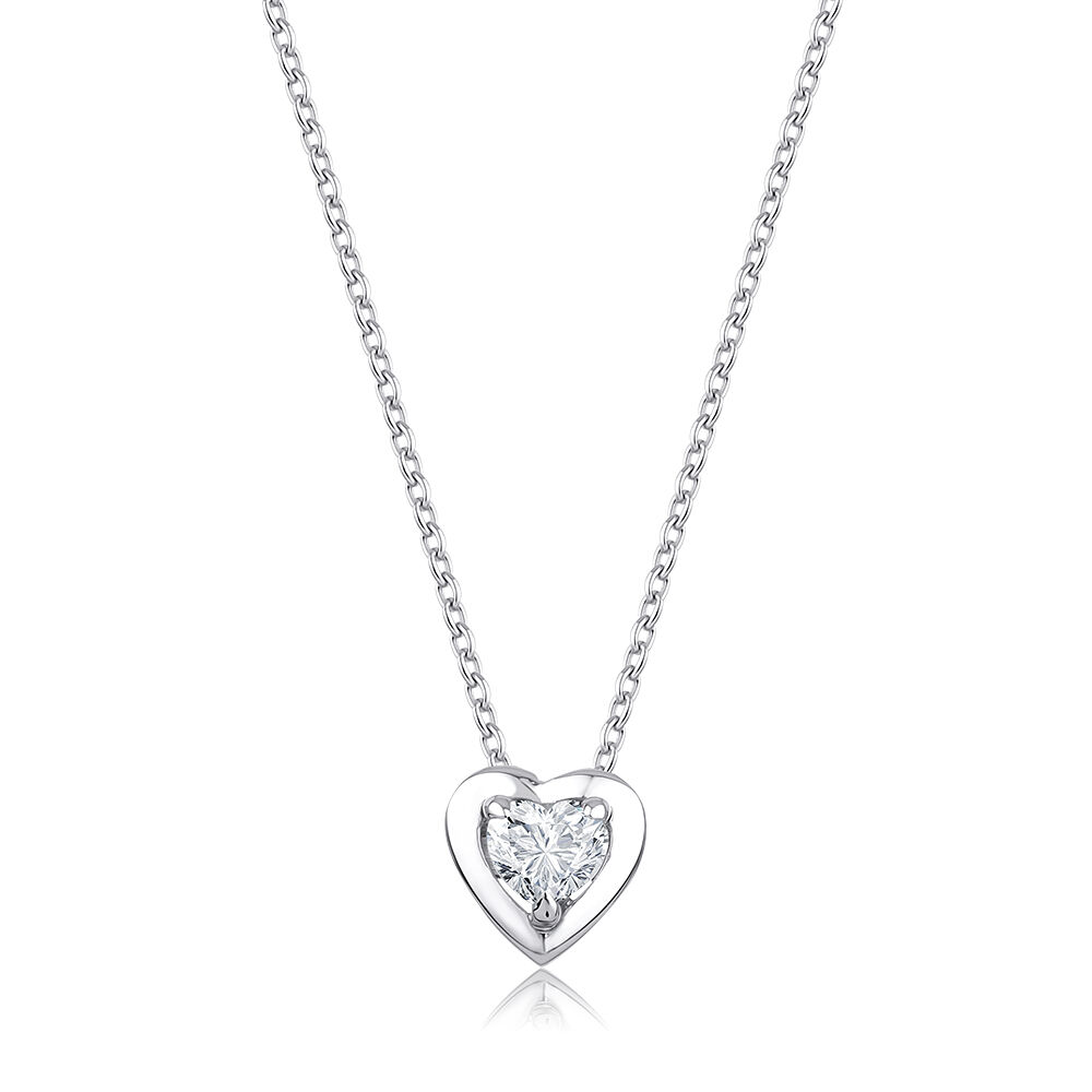 0.29 Karat Pırlanta Kalp Trend Kolye - Baroni Diamond