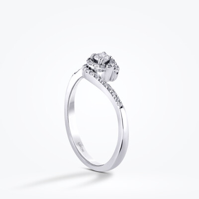 0.29 Karat Pırlanta Tektaş Trend Yüzük - 2