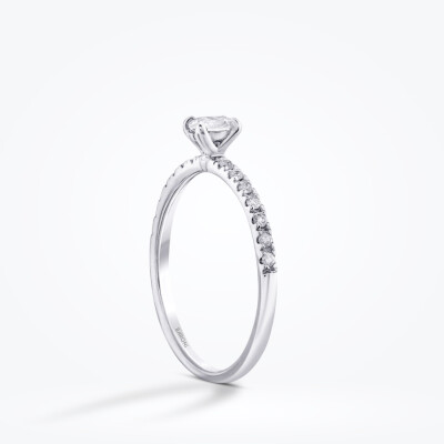 0.30 Karat Pırlanta Oval Tektaş Yüzük - Baroni Diamond (1)