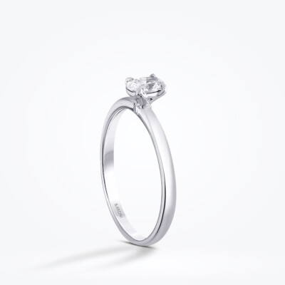 0.30 Karat Pırlanta Oval Tektaş Yüzük - Baroni Diamond (1)