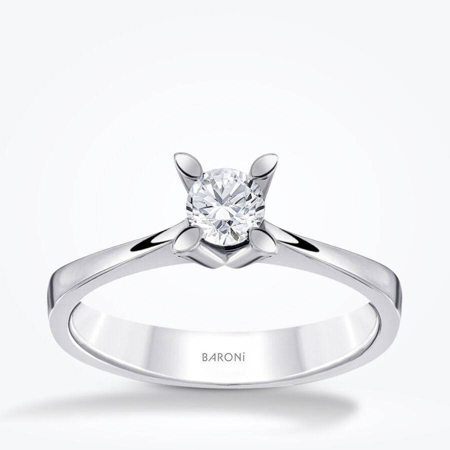 0.30 Karat Pırlanta Tektaş Yüzük - Baroni Diamond