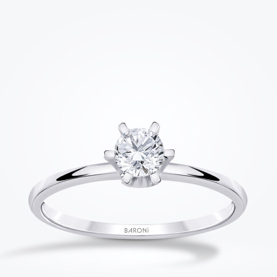 0.30 Karat Pırlanta Tektaş Yüzük - Baroni Diamond