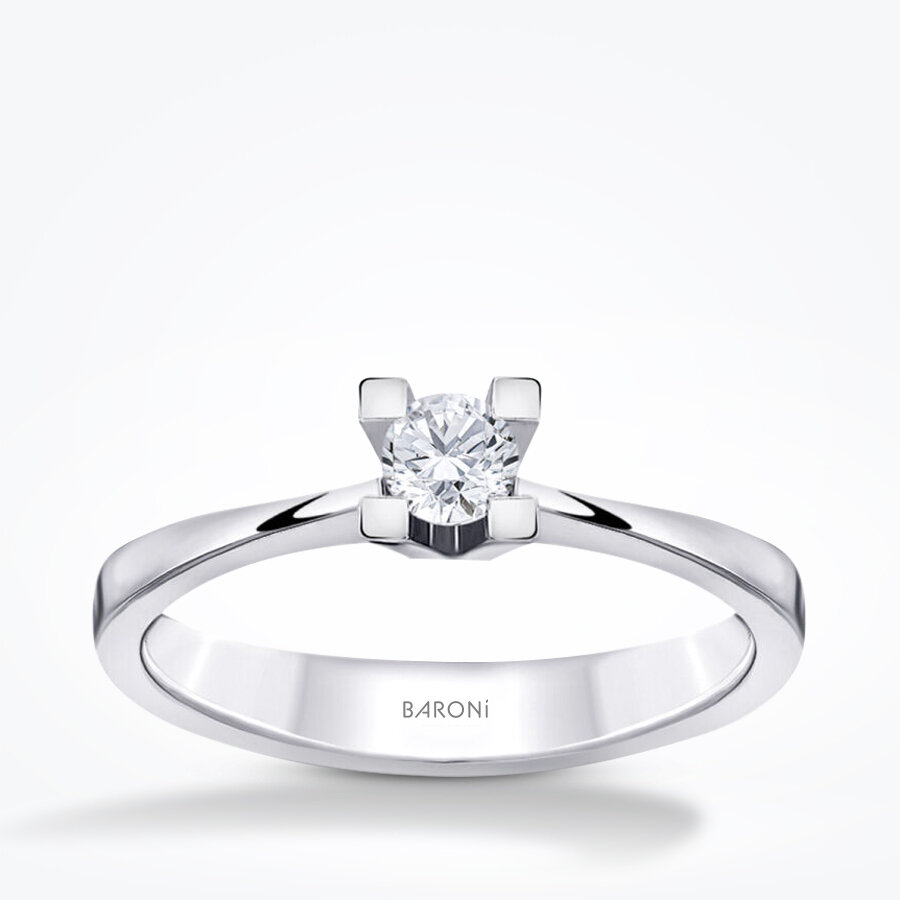 0.30 Karat Pırlanta Tektaş Yüzük - Baroni Diamond
