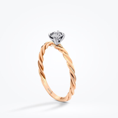 0.30 Karat Pırlanta Tektaş Yüzük - Baroni Diamond (1)
