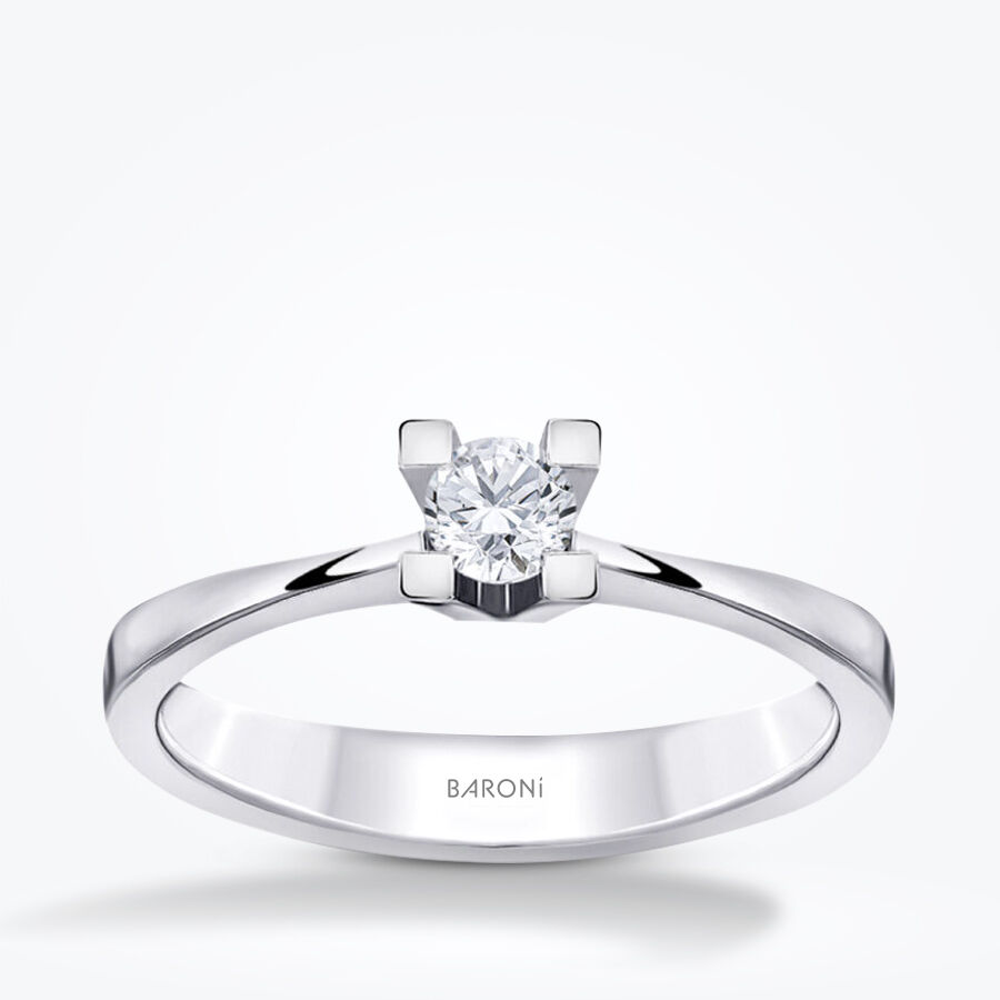 0.30 Karat Pırlanta Tektaş Yüzük - Baroni Diamond