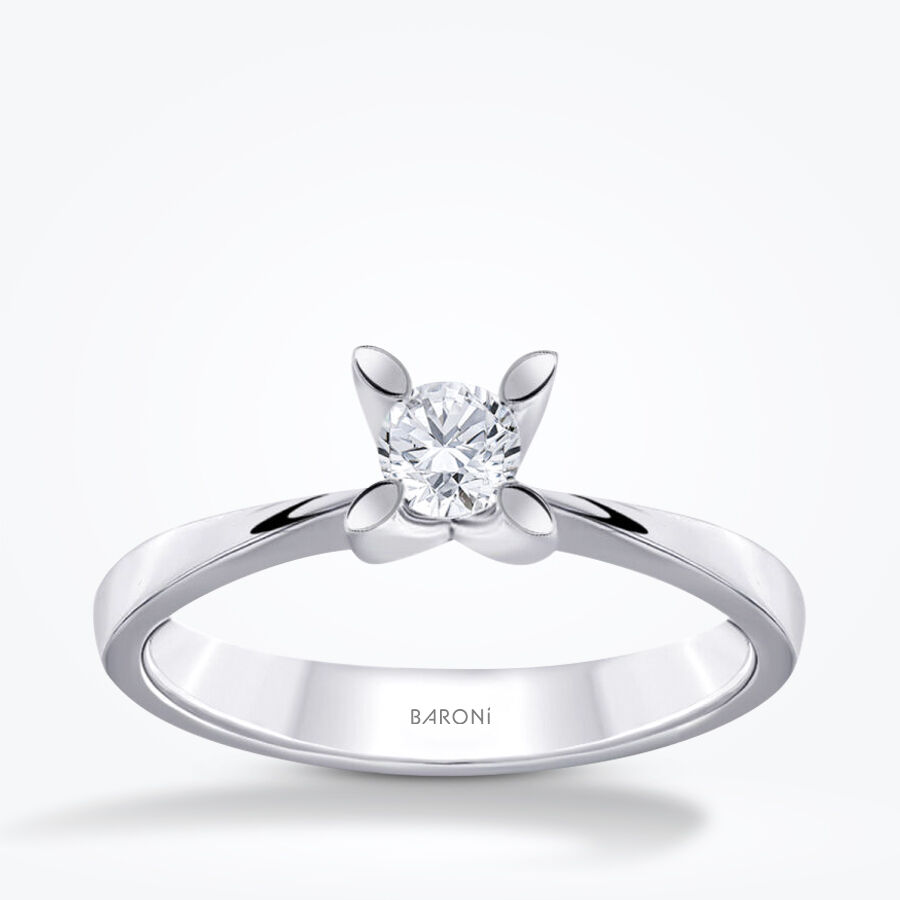 0.30 Karat Pırlanta Tektaş Yüzük - Baroni Diamond