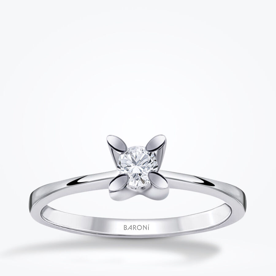 0.30 Karat Pırlanta Tektaş Yüzük - Baroni Diamond