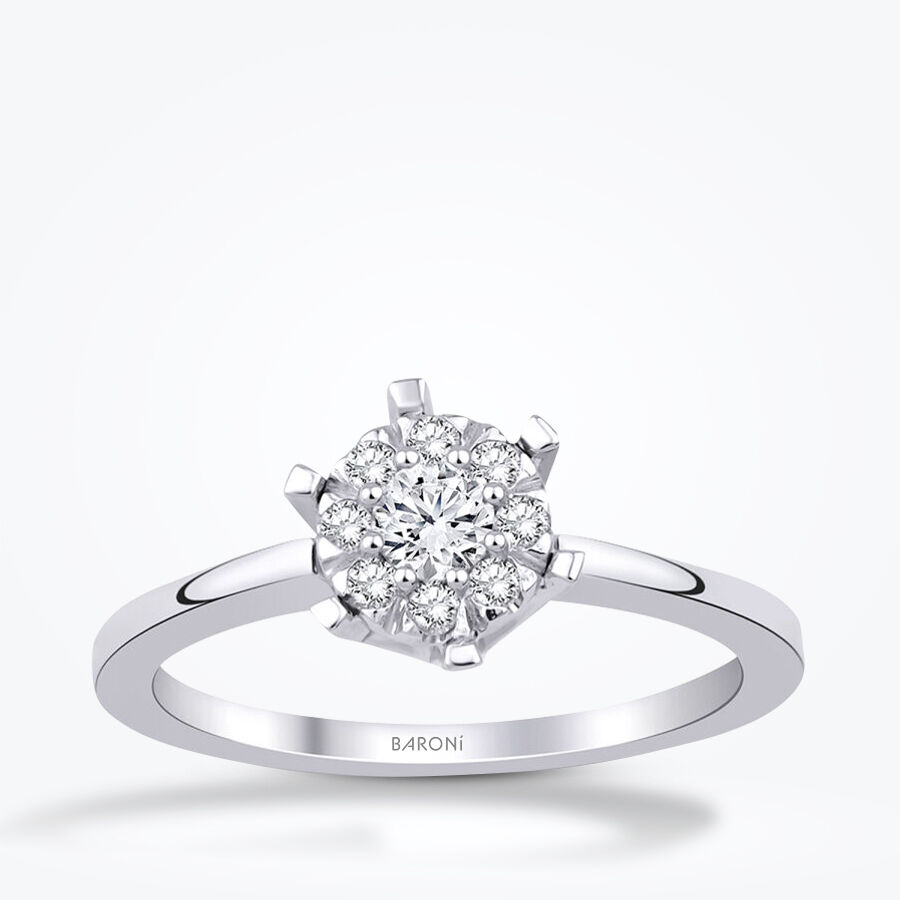0.30 Karat Pırlanta Tektaş Yüzük - Baroni Diamond