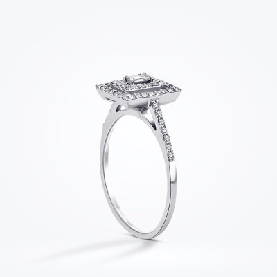 0.35 Karat Pırlanta Baget Yüzük - Baroni Diamond (1)