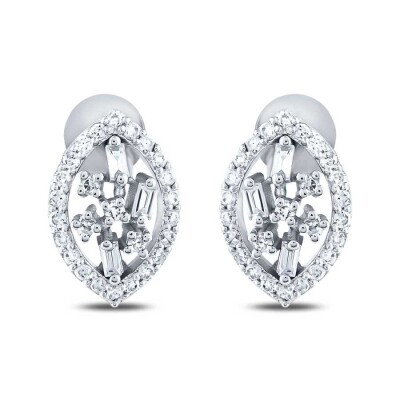 0.32 Karat Pırlanta Baget Küpe - Baroni Diamond (1)